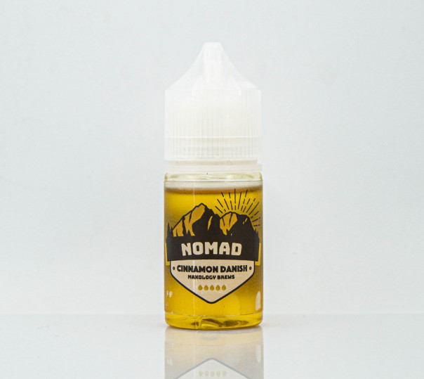 Рідина Nomad Salt Cinnamon Danish 30ml 30mg на сольовому нікотині зі смаком булочки з корицею