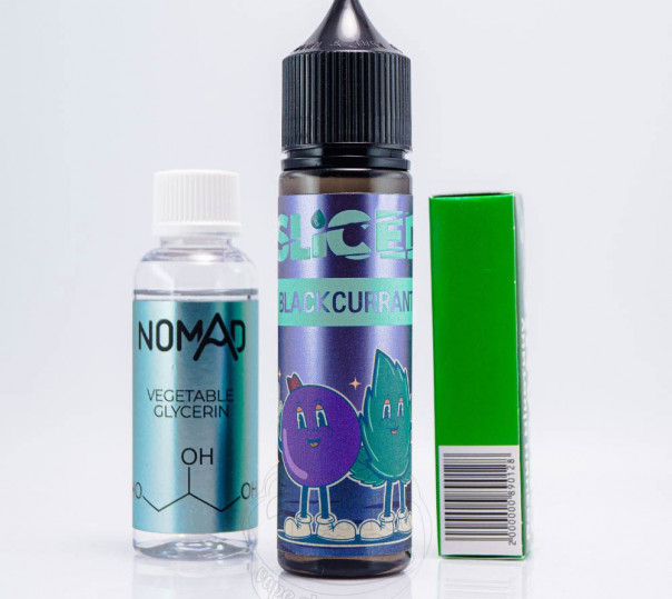Жидкость Sliced Organic Blackcurrant 60ml 3mg (набор компонентов)