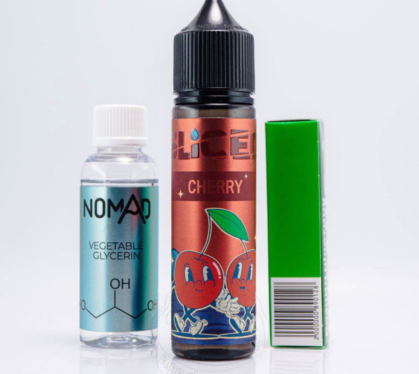 Жидкость Sliced Organic Cherry 60ml 3mg (набор компонентов)