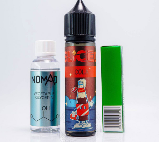 Жидкость Sliced Organic Cola 60ml 0mg (набор компонентов)