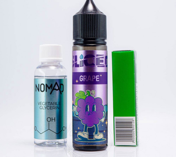Жидкость Sliced Organic Grape 60ml 3mg (набор компонентов)