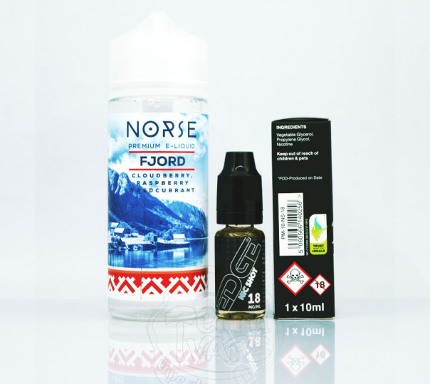 Norse Fjord - Cloudberry Raspberry Red Currant 110ml 1.5mg на органическом никотине