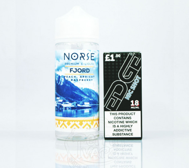 Norse Fjord - Peach Apricot Raspberry 100ml 0mg без никотина