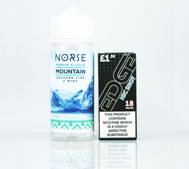 Norse Mountain - Crushed Lime Mint 110ml 1.5mg на органическом никотине