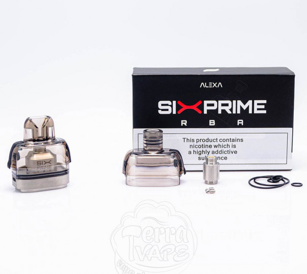 Обслуживаемая база OXVA & Alexa Nation Six Prime RBA Section для многоразовой POD системы Vpime Pod Kit