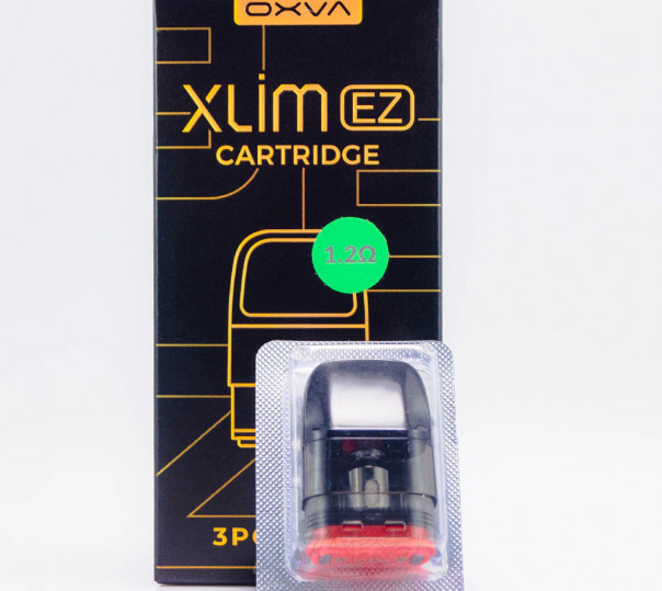 Картридж OXVA Xlim EZ Cartridge для многоразовой POD системы Xlim v.2, Xlim SE, SQ, SQ Pro, Pro 2, Classic Edition, SE 2, GO, Crystal 2ml 1.2 Ом
