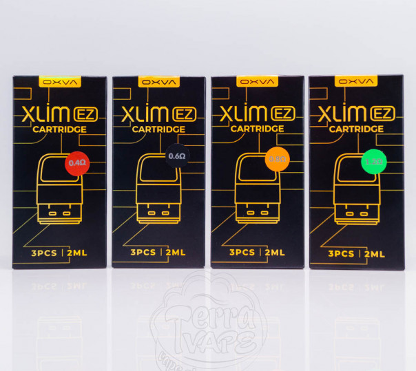 Картридж OXVA Xlim EZ Cartridge для многоразовой POD системы Xlim v.2, Xlim SE, SQ, SQ Pro, Pro 2, Classic Edition, SE 2, GO, Crystal 2ml/3ml