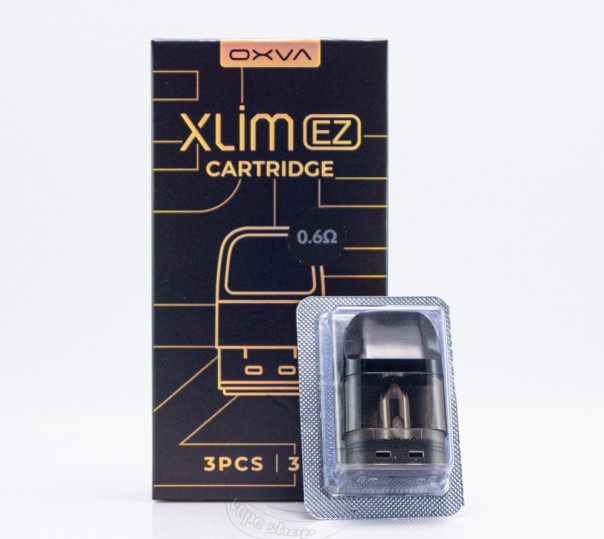 Картридж OXVA Xlim EZ Cartridge для многоразовой POD системы Xlim v.2, Xlim SE, SQ, SQ Pro, Pro 2, Classic Edition, SE 2, GO, Crystal 3ml