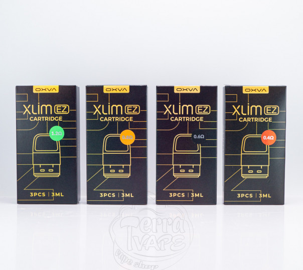 Картридж OXVA Xlim EZ Cartridge для многоразовой POD системы Xlim v.2, Xlim SE, SQ, SQ Pro, Pro 2, Classic Edition, SE 2, GO, Crystal 3ml