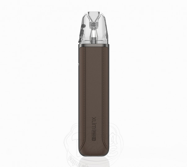 OXVA XLIM PRO 3 Pod Kit 1500mAh Brown Leather Багаторазова POD система OXVA XLIM PRO 3 Pod Kit 1500mAh Brown Leather Багаторазова POD система
