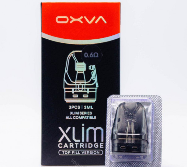 Картридж OXVA Xlim v3 Cartridge 3ml 0.4 Ом для багаторазової POD системи XLIM Pro / 2 / 3, v2, 3 Ultra, SE / 2, SQ / Pro / Pro 2, Classic Edition, GO/2