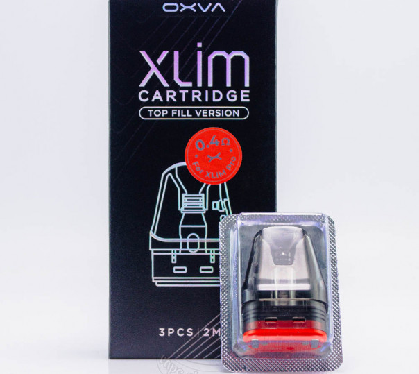 Картридж OXVA Xlim v3 Cartridge 2ml 0.4 Ом для многоразовой POD системы XLIM PRO, PRO 2, Classic Edition, SQ PRO, SQ Pro 2, GO, Go 2, SE 2