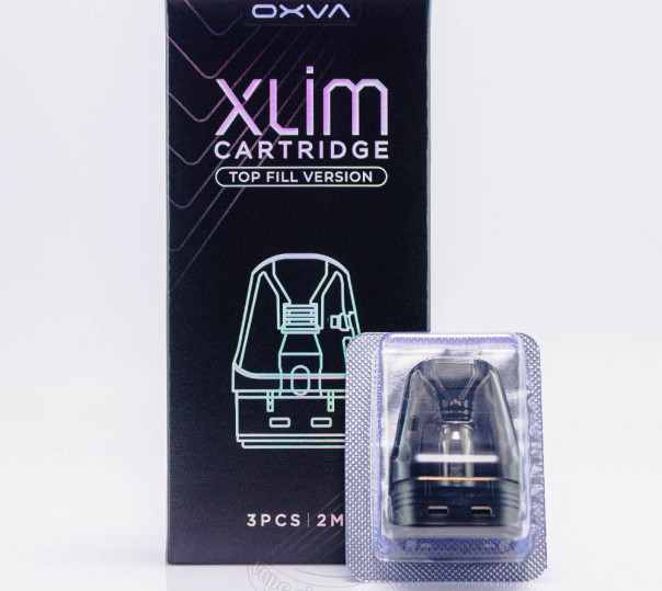 Картридж OXVA Xlim v3 Cartridge 2ml 0.8 Ом для многоразовой POD системы Xlim v.2, Xlim SE, SQ, SQ Pro, Pro 2, Classic Edition, SE 2, GO, Crystal