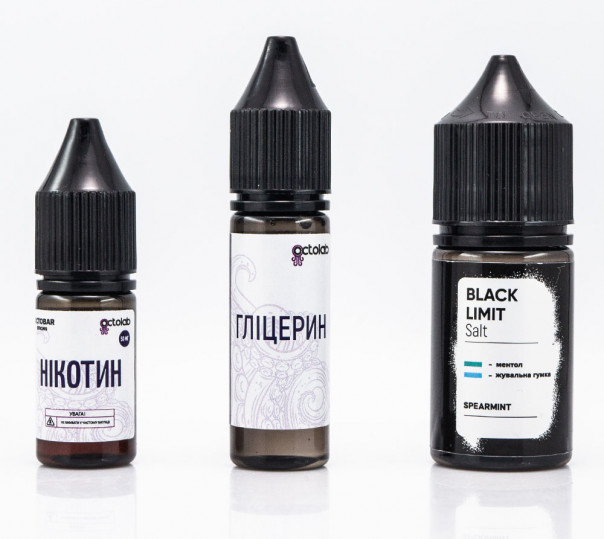 Рідина Black Limit Salt Spearmint 30ml 50mg зі смаком перцевої м'яти (набір компонентів)