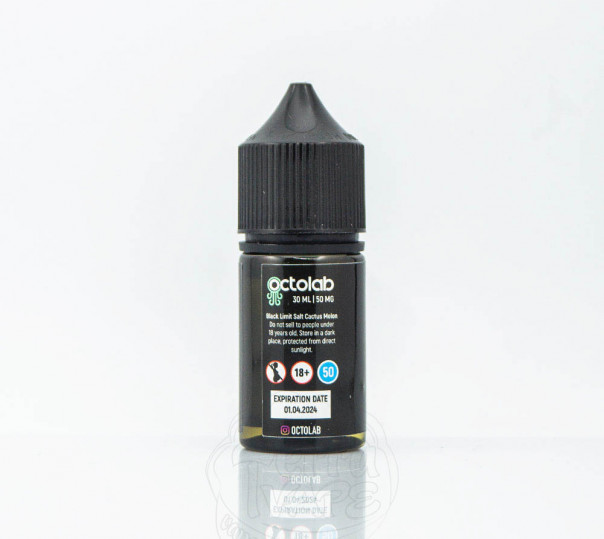 Рідина Black Limit Salt Cactus Melon 30ml 30mg на сольовому нікотині зі смаком кактуса і дині