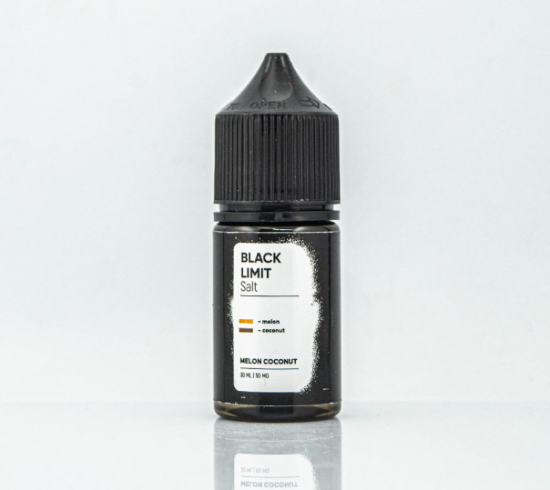 Рідина Black Limit Salt Melon Coconut 30ml 30mg на сольовому нікотині зі смаком дині та кокоса