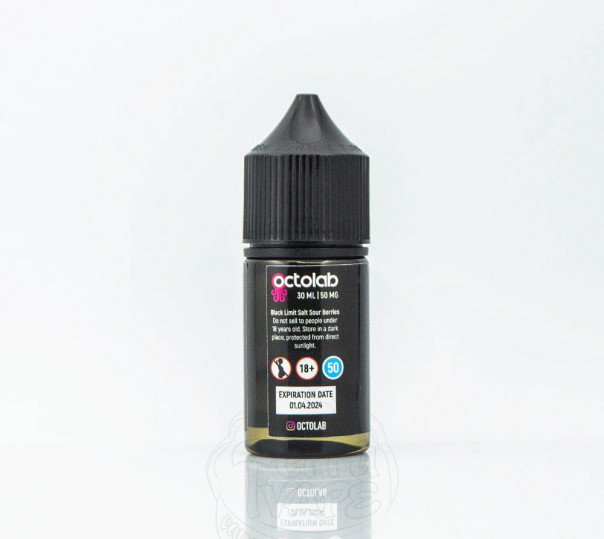 Рідина Black Limit Salt Sour Berries 30ml 30mg на сольовому нікотині зі смаком кислих ягід