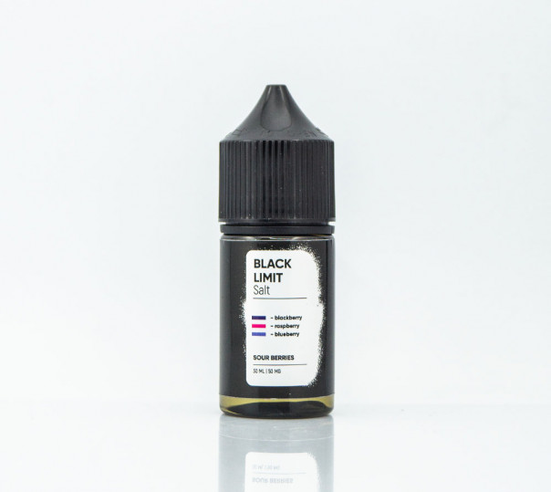 Рідина Black Limit Salt Sour Berries 30ml 30mg на сольовому нікотині зі смаком кислих ягід