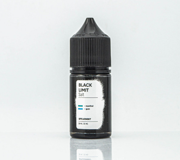 Жидкость Black Limit Salt Spearmint 30ml 30mg на солевом никотине со вкусом перечной мяты