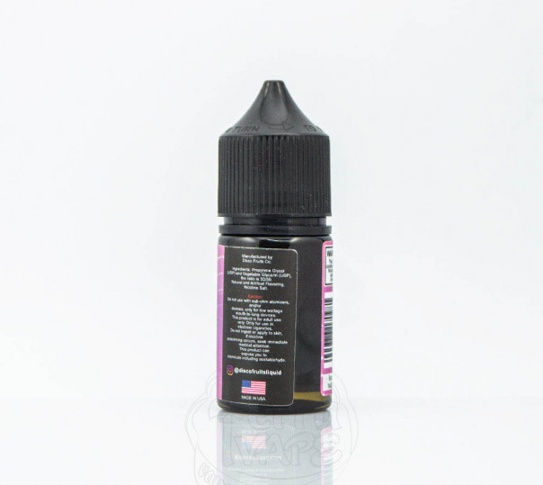 Рідина Disco Fruits/Vibes Salt Blueberry Yogurt 30ml 50mg на сольовому нікотині зі смаком чорничного йогурту