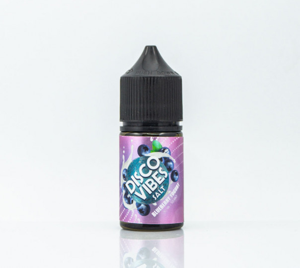 Рідина Disco Fruits/Vibes Salt Blueberry Yogurt 30ml 50mg на сольовому нікотині зі смаком чорничного йогурту