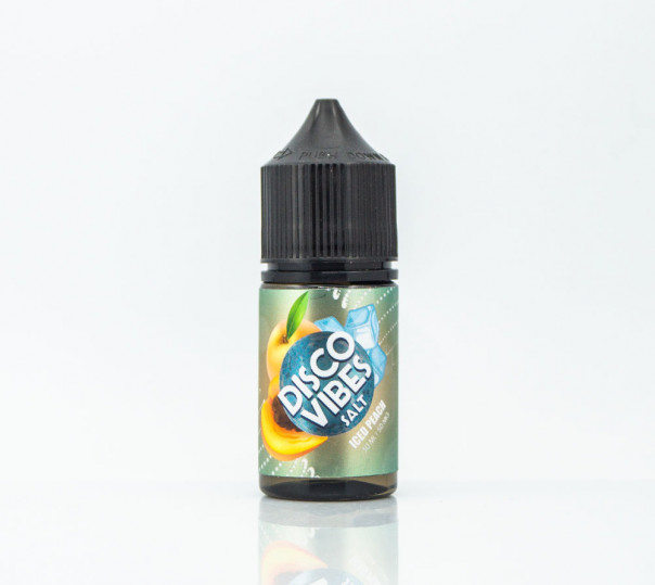 Рідина Disco Fruits/Vibes Salt Iced Peach 30ml 50mg на сольовому нікотині зі смаком персика з холодком