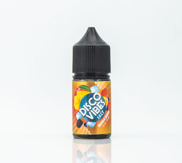 Рідина Disco Fruits/Vibes Salt Mango Bomb 30ml 50mg на сольовому нікотині зі смаком манго