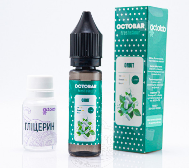 Рідина Octobar Fresh&Sour Salt Orbit 15ml 50mg (набір компонентів)