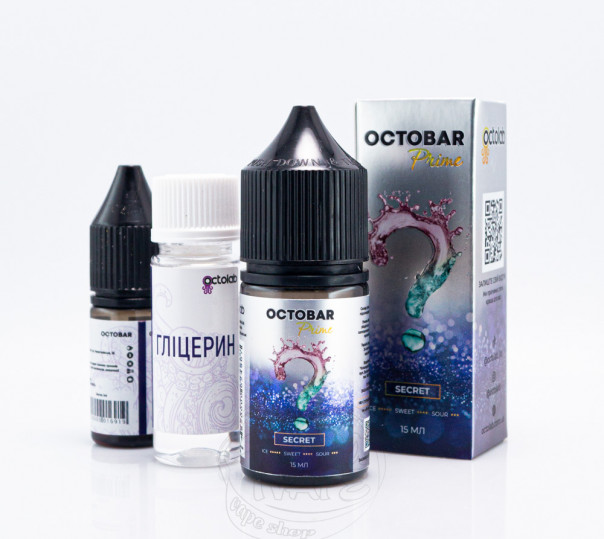 Рідина Octobar Prime Salt Secret 30ml 50mg з секретним смаком (набір компонентів)