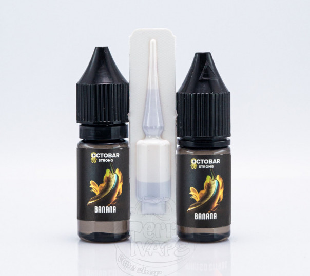 Рідина Octobar Strong Salt Banana 10ml 50mg зі смаком банану (набір компонентів)