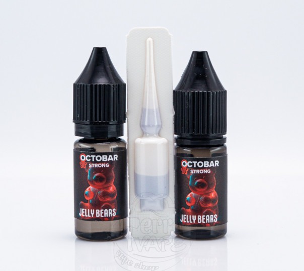 Рідина Octobar Strong Salt Jelly Bears 10ml 50mg зі смаком желейних ведмедиків (набір компонентів)