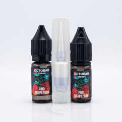 Octobar Strong Salt Pom Pom Raspberry 10ml 50mg Рідина