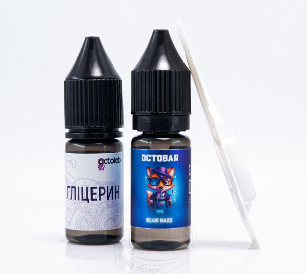 Рідина Octobar Salt Blue Razz 10ml 50mg зі смаком синьої малини (набір компонентів)