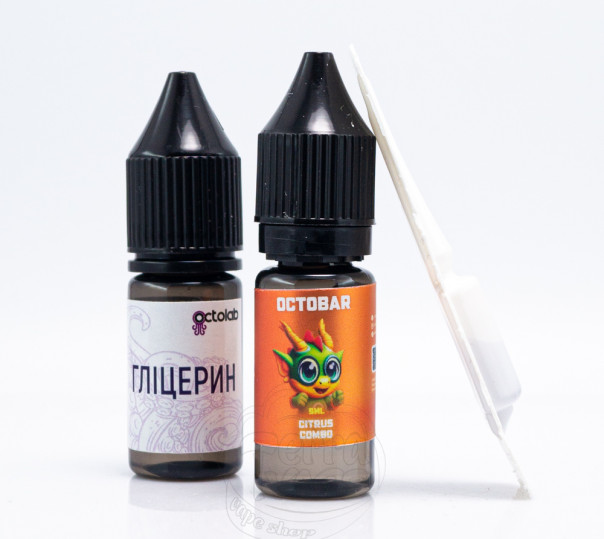 Рідина Octobar Salt Citrus Combo 10ml 50mg зі смаком цитрусових (набір компонентів)