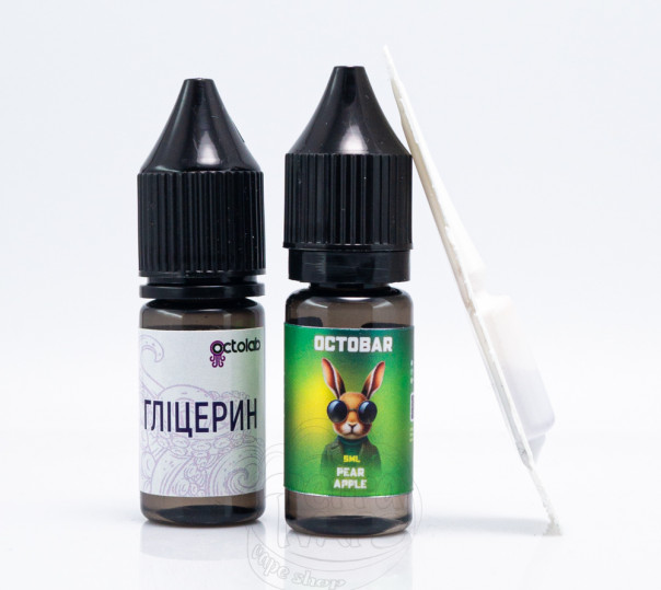 Рідина Octobar Salt Apple Pear 10ml 50mg зі смаком яблука і груші (набір компонентів)