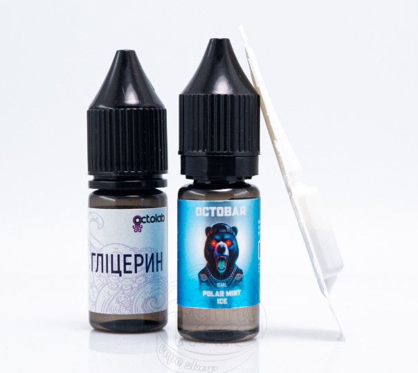 Рідина Octobar Salt Polar Mint Ice 10ml 50mg зі смаком м'яти (набір компонентів)