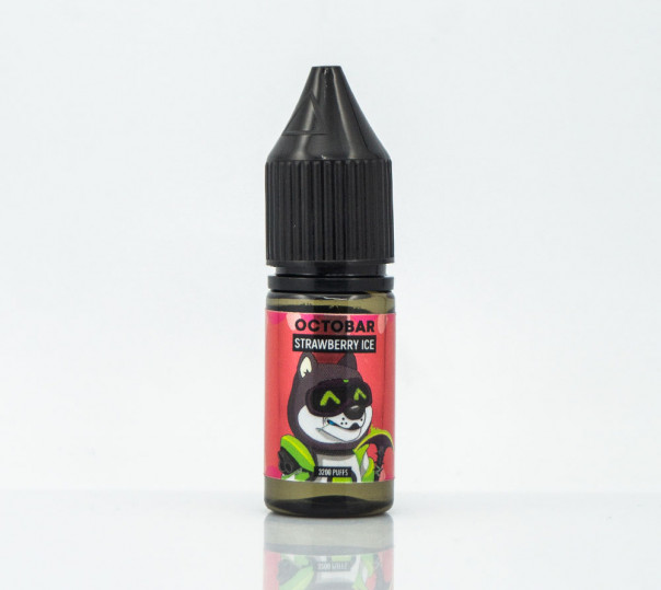 Жидкость Octobar Salt Strawberry Ice 10ml 50mg на солевом никотине со вкусом клубники с холодком