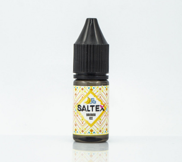 Рідина Saltex Salt Banana Ice 10ml 50mg на сольовому нікотині зі смаком банана з холодком