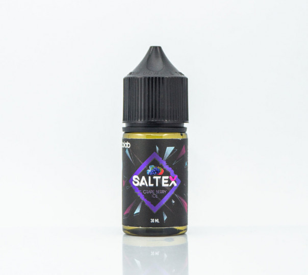 Рідина Saltex Salt Grape Berry Ice 30ml 50mg на сольовому нікотині зі смаком винограду і малини з холодком