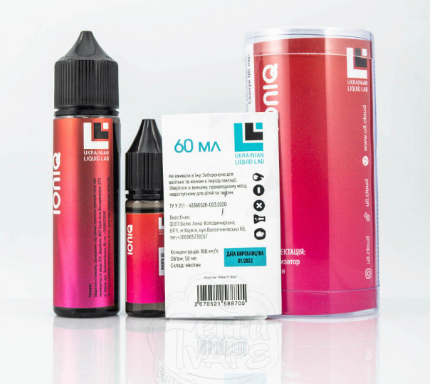 Набор для приготовления жидкости IONIQ Strawberry Kiwi Ice 60ml 3mg на органическом никотине