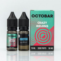 Набір Octobar Salt Crazy Melon 10ml 50mg Рідина