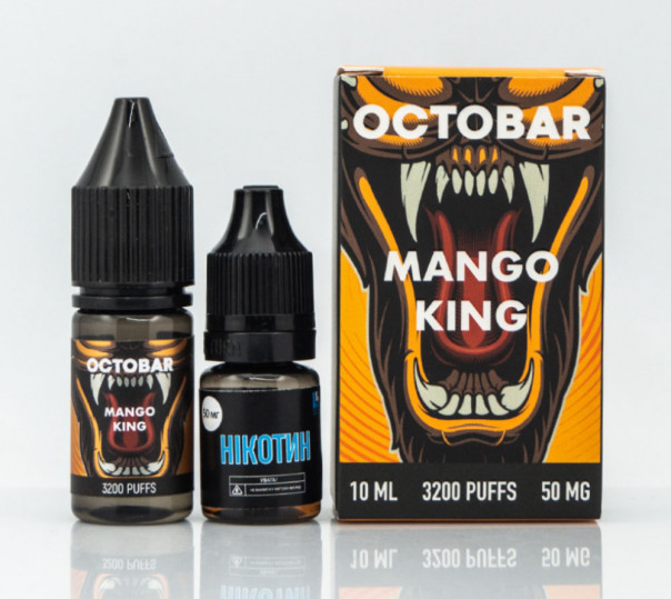 Набір для приготування рідини Octobar Salt Mango King 10ml 50mg на сольовому нікотині