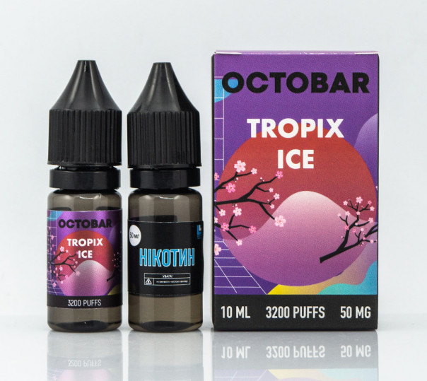 Набір для приготування рідини Octobar Salt Tropix Ice 10ml 50mg на сольовому нікотині