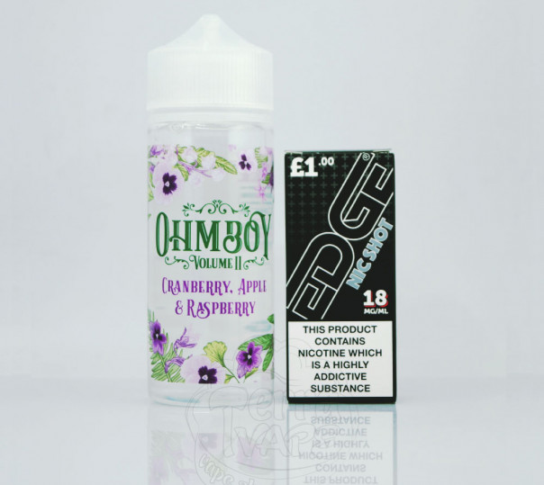 Ohm Boy Cranberry Apple Raspberry 120ml 3mg на органическом никотине