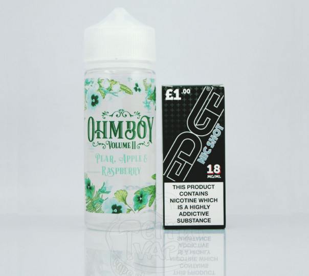 Ohm Boy Pear Apple Raspberry 120ml 3mg на органическом никотине