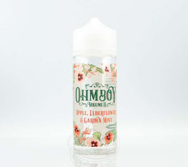 Ohm Boy Apple Elderflower Garden Mint 110ml 1.5mg на органическом никотине