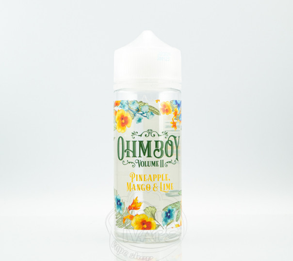 Ohm Boy Pineapple Mango Lime 120ml 3mg на органічному нікотині