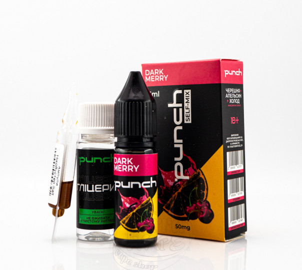 Рідина Punch Salt Dark Merry 15ml 50mg (набір компонентів)