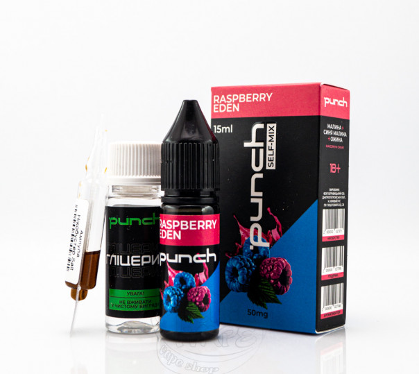 Рідина Punch Salt Raspberry Eden 15ml 50mg (набір компонентів)