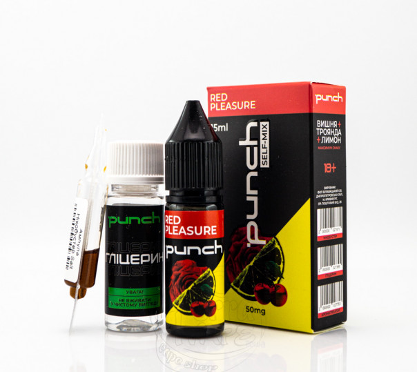 Рідина Punch Salt Red Pleasure 15ml 50mg (набір компонентів)